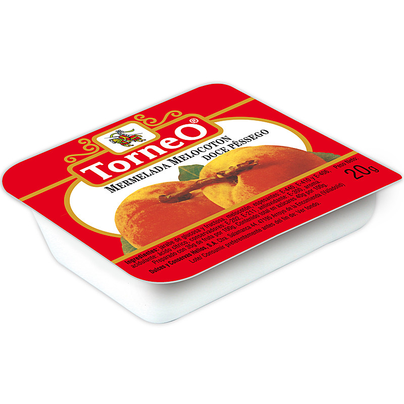 MERMELADA MELOCOTÓN EN PORCIONES CAJA 336un 15g